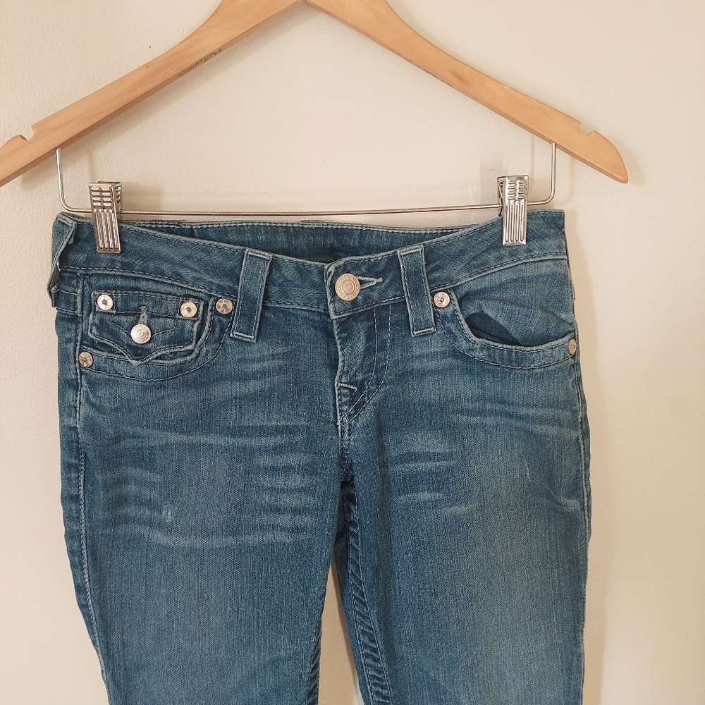 Y2K True Religion Straight Jean Size 26 - Picture 3 of 7